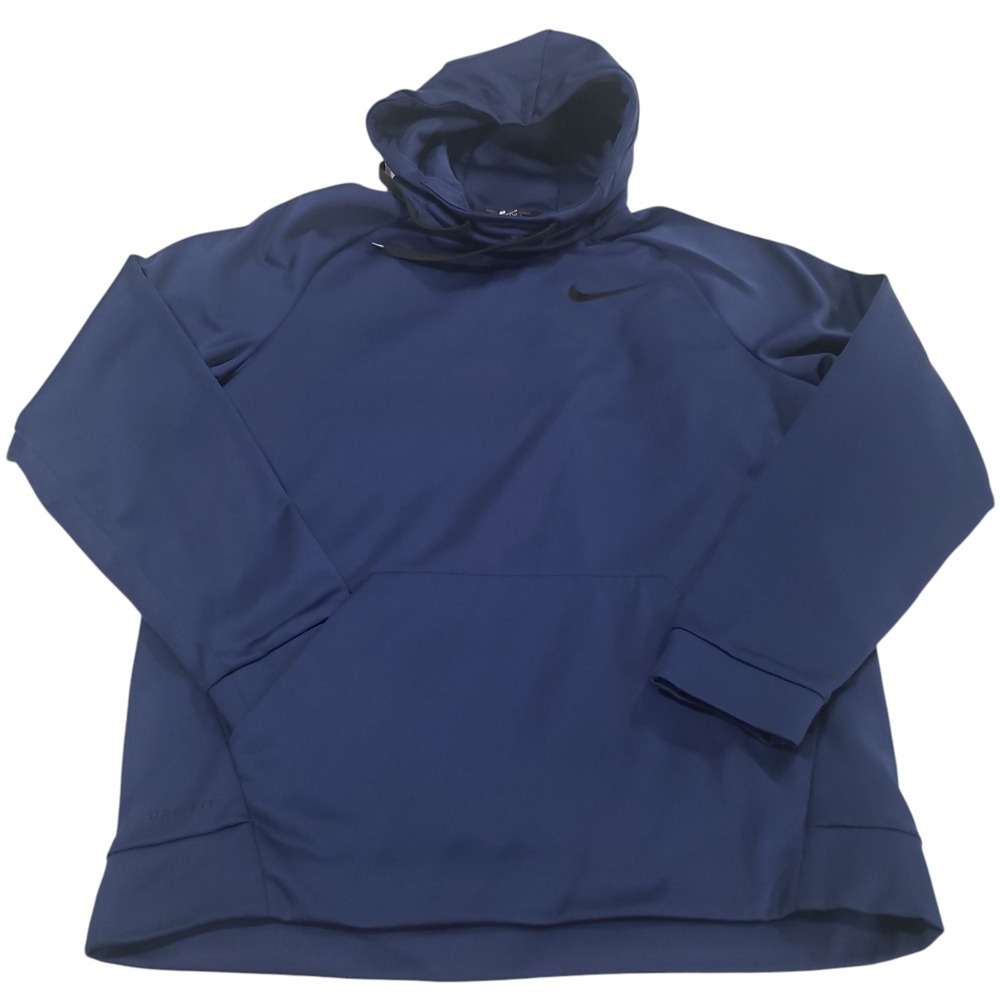 Nike Dri Fit Men's Navy Blue Hoodie (M)